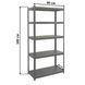 Стеллаж металлический 180х90х40 Siker GoodTool P9040L черный 5 полок 42400211 фото 18