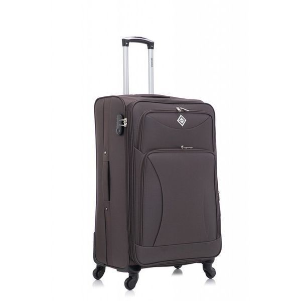 Чемодан Bonro Tourist 4 колеса (большой) коричневый 10132803 фото