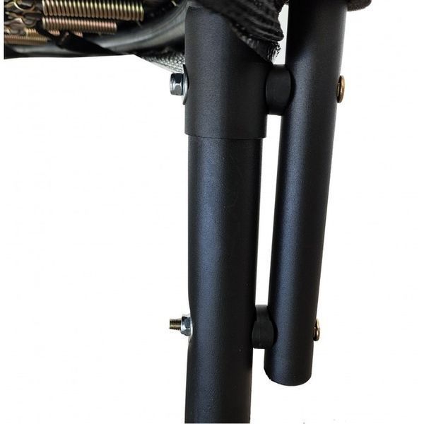 Батут з сіткою та драбинкою 252 см Atleto Black  42400582 фото