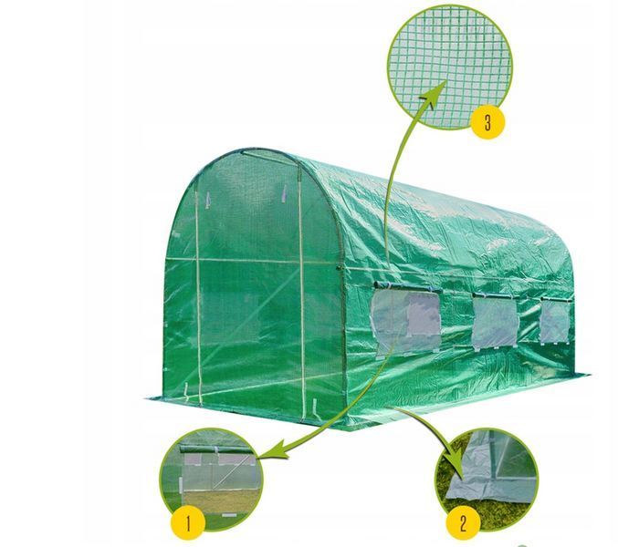 Парник теплиця 9м2 Funfit Garden (450х200х200см) Польща P0024 фото