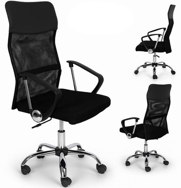 Крісло офісне Bonro Manager чорне 41000010 фото