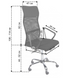 Крісло офісне Bonro Manager чорне 41000010 фото 13