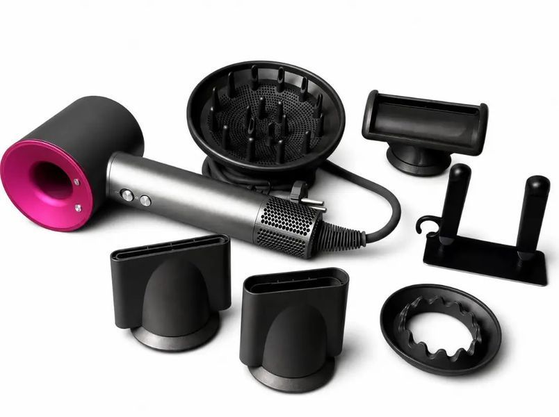 Професійний фен для волосся Super hair Dryer 1600 Вт із насадками  2104619555 фото