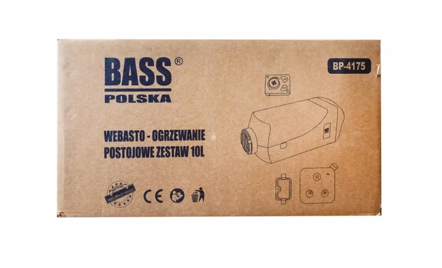 Автономний дизельний обігрівач для автомобіля WEBASTO (вебасто) 12В 5 кВт Bass Polska 12В54173 фото
