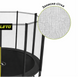 Батут з сіткою та драбинкою 374 см Atleto Black + подарунок м'ячик 42401178 фото 8