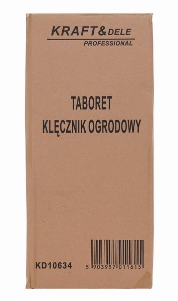 Складний садовий табурет, лавка з органайзером для садових інструментів Kraft&Dele KD10634 KD10634 фото