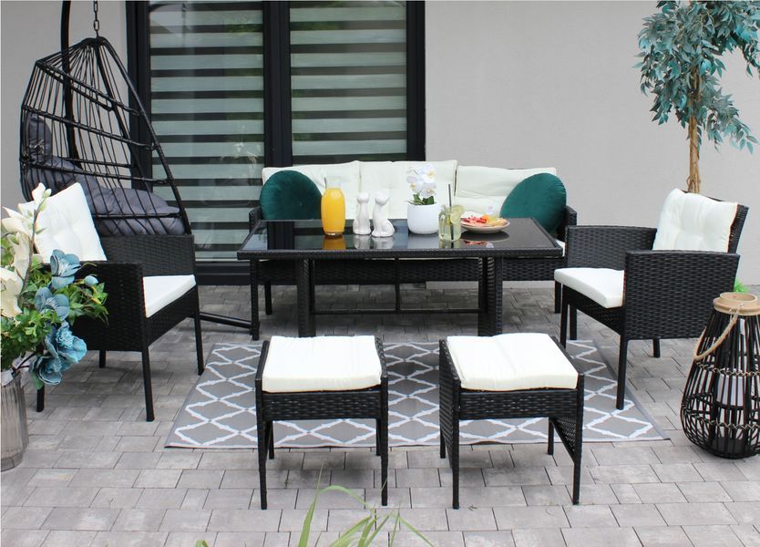 Комплект садовой мебели Garden Line VADUZ Черный SAD9583 SAD9583 фото