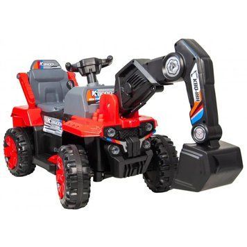 Екскаватор дитячий трактор великий на акумуляторі Spoko SP-188 червоний (42400578) 42400578 фото
