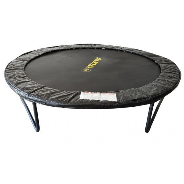 Батут з сіткою та драбинкою 252 см Atleto Black  42400582 фото