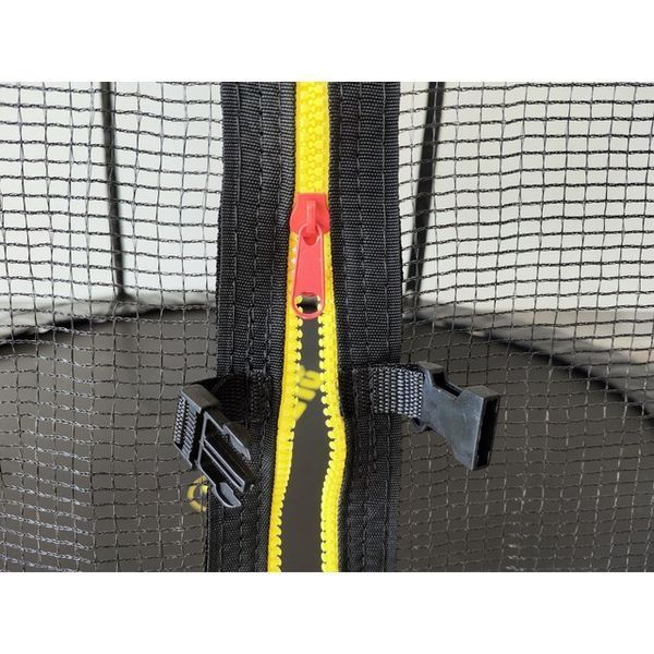 Батут з сіткою та драбинкою 252 см Atleto Black  42400582 фото