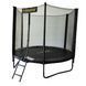 Батут з сіткою та драбинкою 252 см Atleto Black  42400582 фото 6