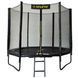 Батут з сіткою та драбинкою 252 см Atleto Black  42400582 фото 5
