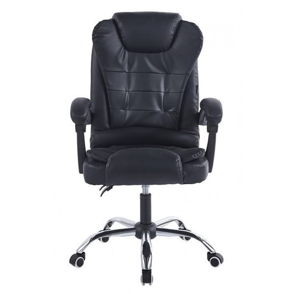 Крісло офісне на колесах Bonro BN-6070 чорне 42400439 фото